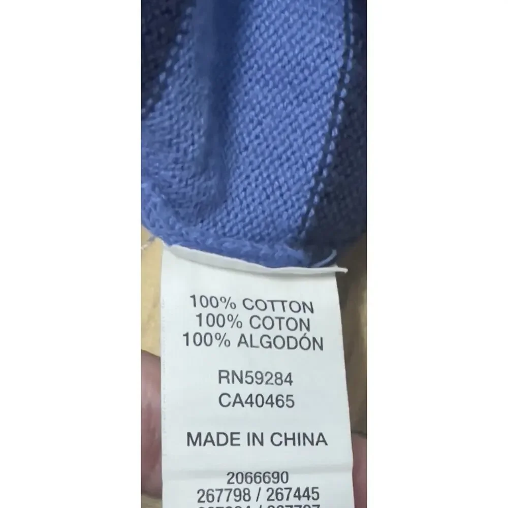 The Children’s Place Blue Striped Pullover Sweater Youth Boys Medium (7/8)